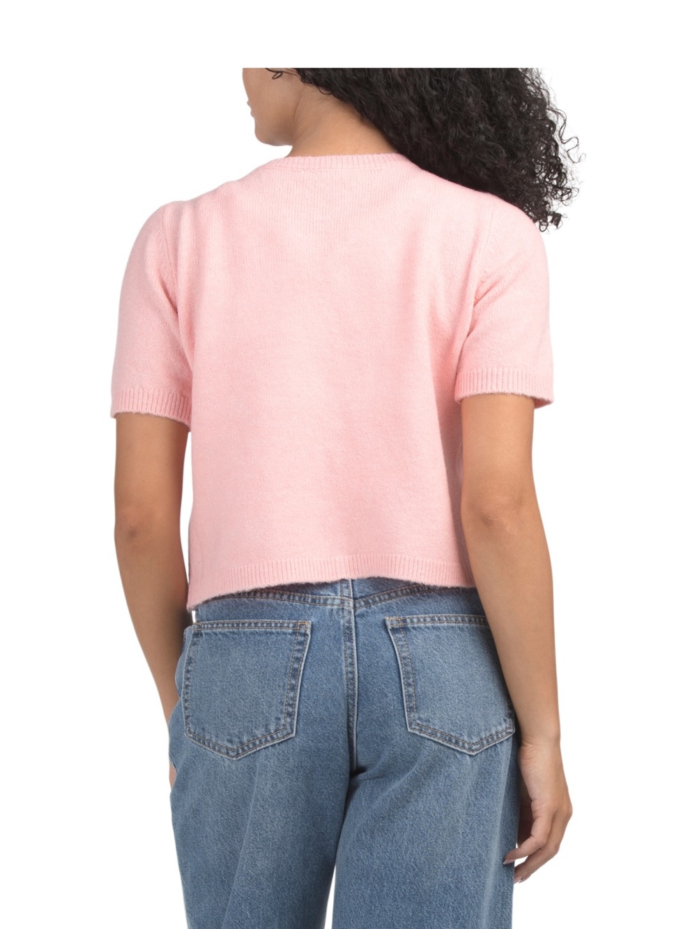 BELLDINI
Crochet Bow Short Sleeve Sweater - Picture 2 of 2
